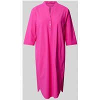 Raffaello Rossi Knielanges Kleid in unifarbenem Design Modell 'AMBRA' in Pink, Größe 34 von RAFFAELLO ROSSI
