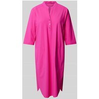 Raffaello Rossi Knielanges Kleid in unifarbenem Design Modell 'AMBRA' in Pink, Größe 38 von RAFFAELLO ROSSI