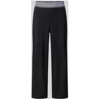 Raffaello Rossi Regular Fit Culotte mit fixierten Bügelfalten Modell 'SALLY' in Black, Größe 38 von RAFFAELLO ROSSI