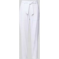 Raffaello Rossi Regular Fit Stoffhose mit verkürztem Schnitt Modell 'IRA' in Weiss, Größe 38 von RAFFAELLO ROSSI