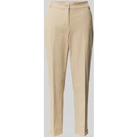 Raffaello Rossi Regular Fit Stoffhose mit verkürztem Schnitt in Hellbraun, Größe 34 von RAFFAELLO ROSSI