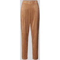 Raffaello Rossi Slim Fit Hose mit Ziernähten Modell 'CANDICE' in Camel, Größe 32 von RAFFAELLO ROSSI
