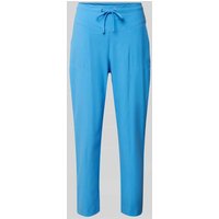 Raffaello Rossi Slim Fit Stoffhose mit Tunnelzug Modell 'AZRA' in Ocean, Größe 36 von RAFFAELLO ROSSI