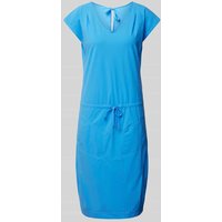 Raffaello Rossi Knielanges Kleid mit Schnürrung Modell 'GIRA' in Blau, Größe 48 Raffaello Rossi Knielanges Kleid mit Schnürrung Modell 'GIRA' in Blau, Größe 48 von RAFFAELLO ROSSI
