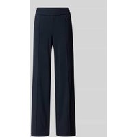 Raffaello Rossi Straight Leg Stoffhose mit fixierten Bügelfalten Modell 'COSMEA' in Marine, Größe 46 von RAFFAELLO ROSSI