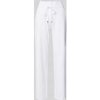 Raffaello Rossi Straight Leg Sweatpants mit elastischem Bund in Weiss, Größe 34 von RAFFAELLO ROSSI