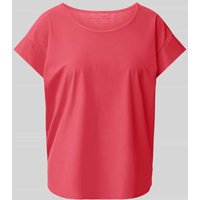 Raffaello Rossi T-Shirt mit Rundhalsausschnitt Modell 'GRIT' in Fuchsia, Größe 34 von RAFFAELLO ROSSI