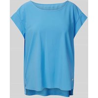 Raffaello Rossi T-Shirt mit Rundhalsausschnitt Modell 'GRIT' in Ocean, Größe 42 von RAFFAELLO ROSSI