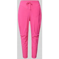 Raffaello Rossi Tapered Fit Stoffhose mit Tunnelzug Modell 'GIRA' in Pink, Größe 36 von RAFFAELLO ROSSI