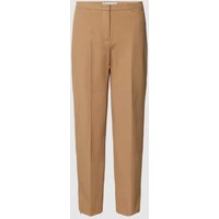 Raffaello Rossi Verkürzte Stoffhose mit Bügelfalte Modell 'MAXIMA' in Camel, Größe 38 von RAFFAELLO ROSSI