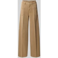 Raffaello Rossi Wide Leg Hose aus Viskose-Mix Modell 'MIRU' in Camel, Größe 46 von RAFFAELLO ROSSI