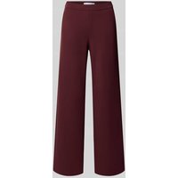 Raffaello Rossi Wide Leg Hose mit Eingrifftaschen Modell 'Palina' in Bordeaux, Größe 32 von RAFFAELLO ROSSI