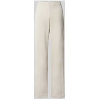 Raffaello Rossi Wide Leg Hose mit Strukturmuster Modell 'ELAINE' in Sand, Größe 42 von RAFFAELLO ROSSI