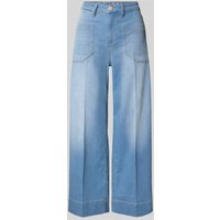 Raffaello Rossi Wide Leg Jeans in verkürzter Passform Modell 'MIRU' in Hellblau, Größe 40 von RAFFAELLO ROSSI
