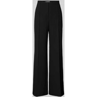 Raffaello Rossi Wide Leg Stoffhose mit Strukturmuster Modell 'AGATHA' in Black, Größe 42 von RAFFAELLO ROSSI