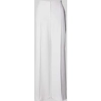 Raffaello Rossi Wide Leg Stoffhose mit Strukturmuster Modell 'AGATHA' in Offwhite, Größe 32 von RAFFAELLO ROSSI