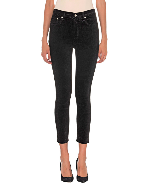 Highrise Velvet Skinny Black von RAG&BONE