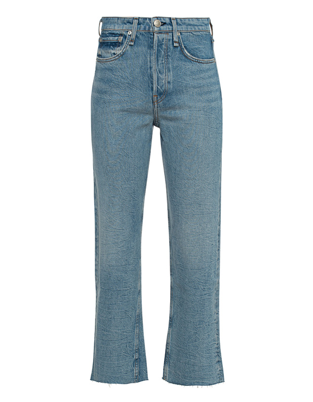 Maya Eastwood High-Rise Ankle Straight Blue von RAG&BONE