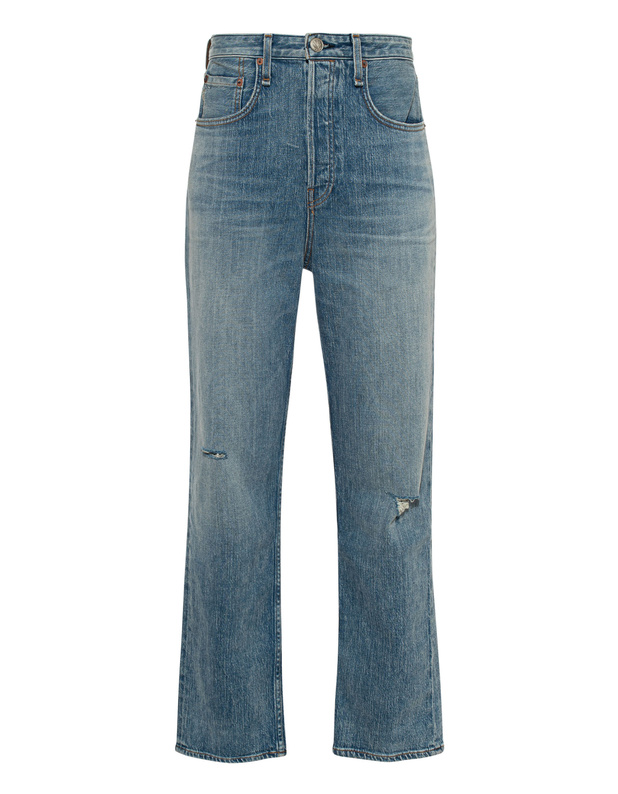 Maya High Rise Ankle Straight Blue von RAG&BONE