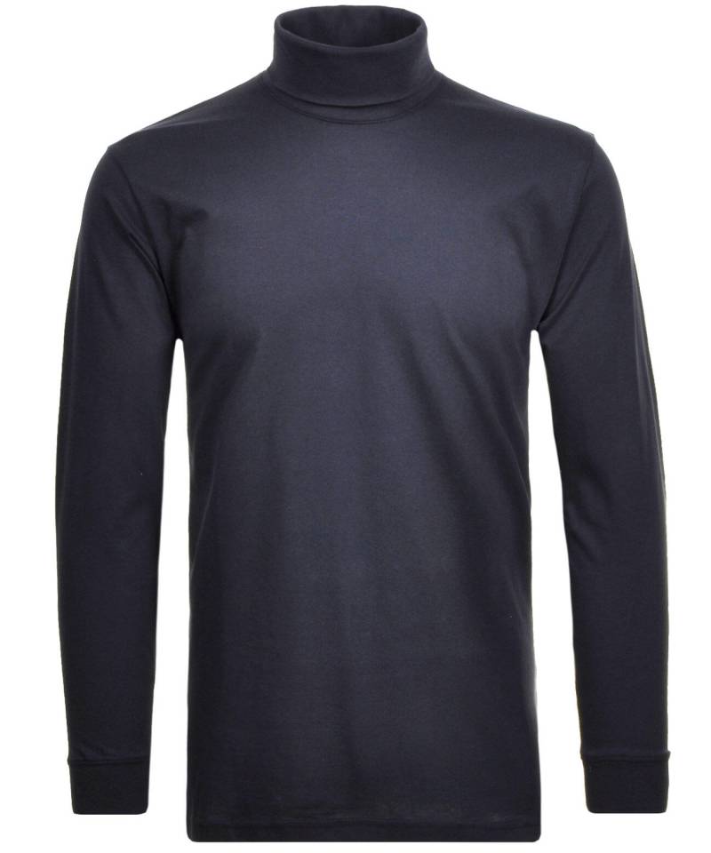 RAGMAN - Basic Rollkragenshirt langarm marine - Gr. - L von RAGMAN