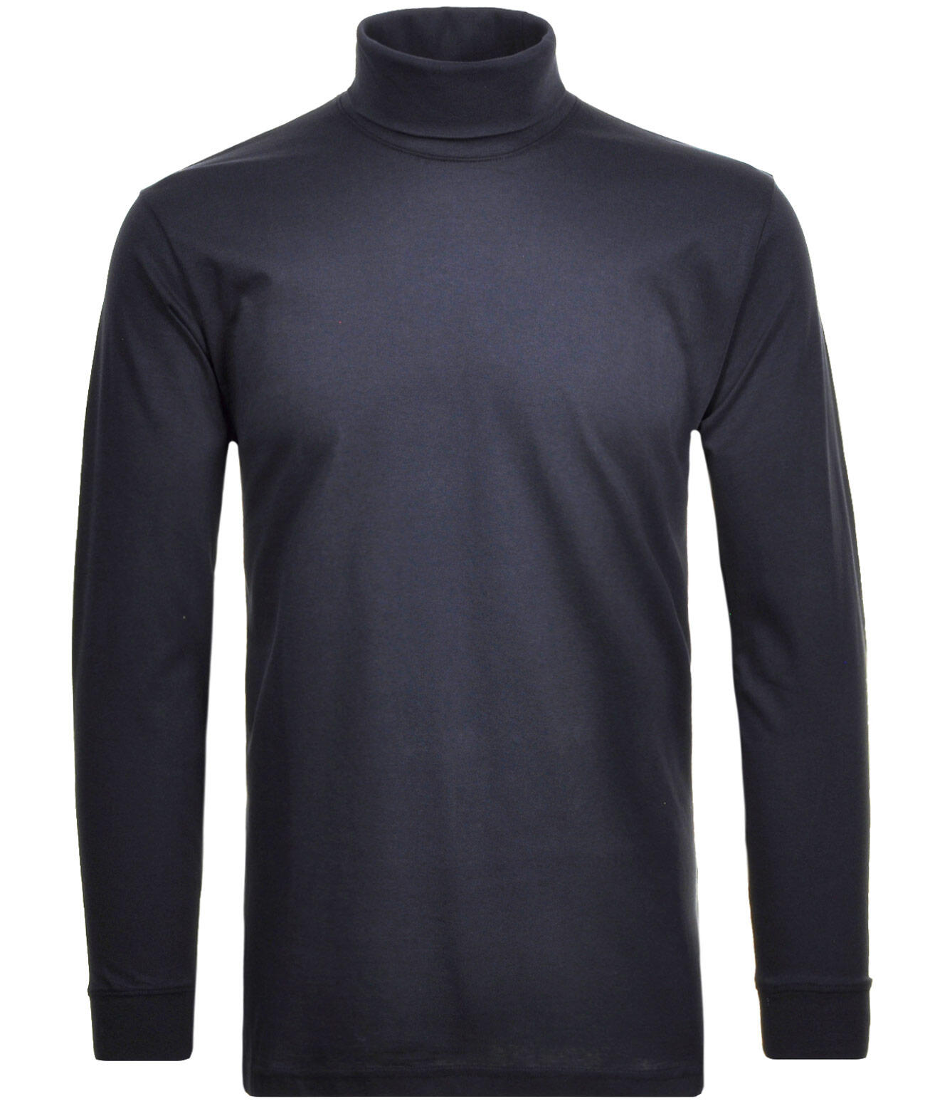 RAGMAN - Basic Rollkragenshirt langarm marine - Gr. - XXL von RAGMAN