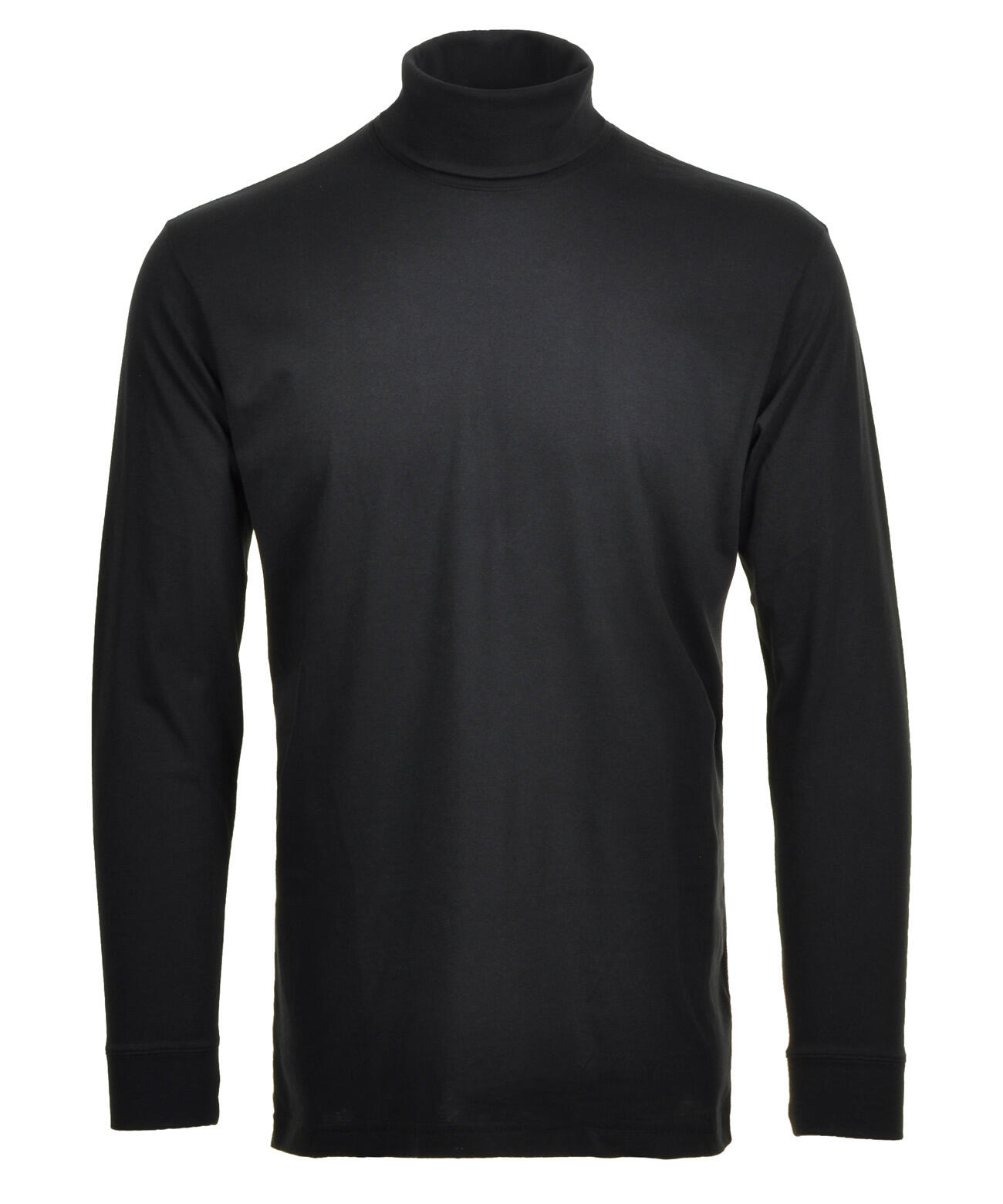 RAGMAN - Basic Rollkragenshirt langarm schwarz - Gr. - L von RAGMAN