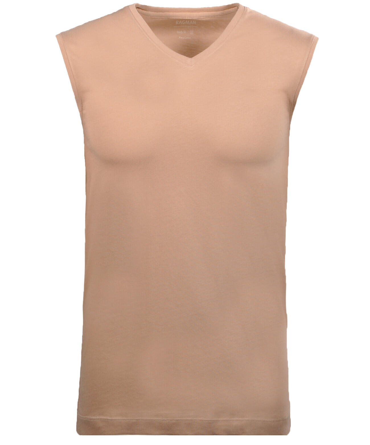 RAGMAN - Bodywear V-Neck 2er Pack Underwear light skin - Gr. - M von RAGMAN