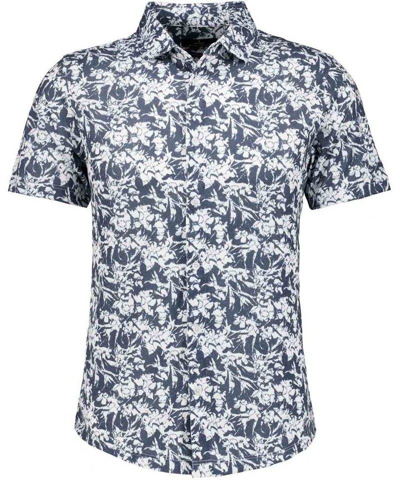 RAGMAN Businesshemd Ragman / He.Anzug / Shirt Button through print von RAGMAN