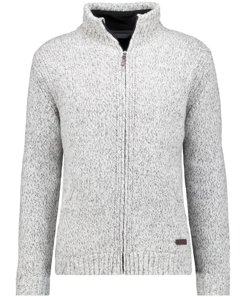 RAGMAN - Cardigan mit Fleece-Innenfutter grau - Gr. - L von RAGMAN