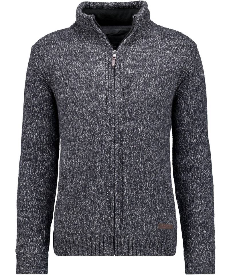RAGMAN - Cardigan mit Fleece-Innenfutter grau-melange - Gr. - XL von RAGMAN
