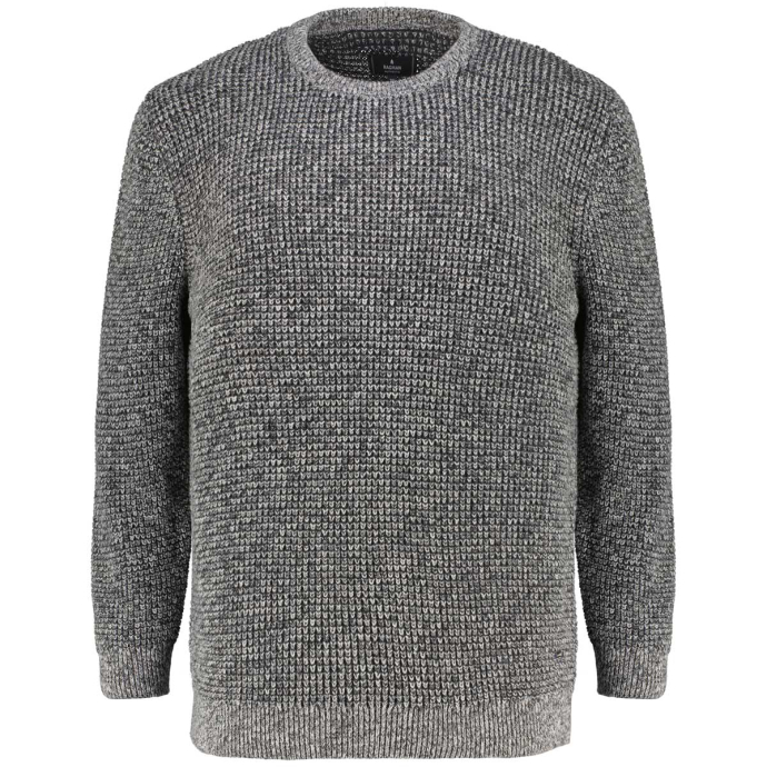 RAGMAN Grobstrickpullover aus Baumwolle in Two-Tone-Optik von RAGMAN