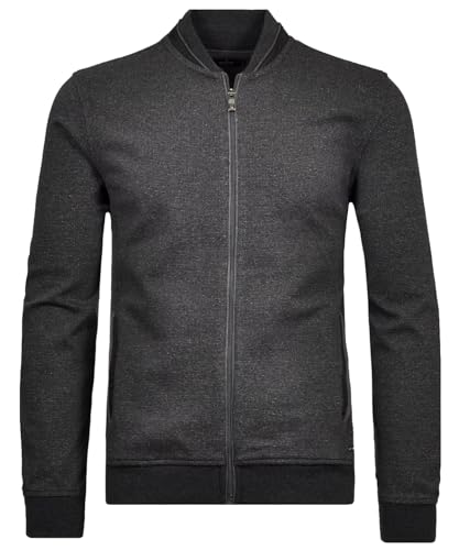 RAGMAN Herren Baseball Cardigan M, Anthrazit-019 von RAGMAN