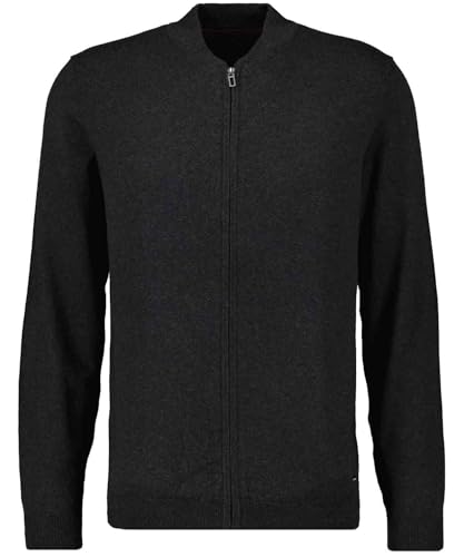 RAGMAN Herren Baseball Cardigan Anthrazit-019, L von RAGMAN