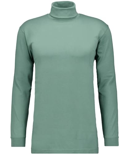 RAGMAN Herren Basic Rollkragenshirt Langarm Grün-382, M von RAGMAN