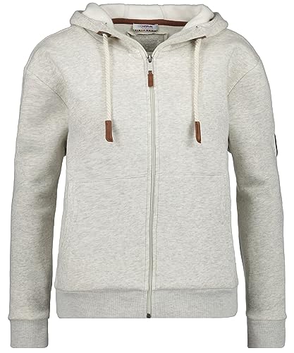 RAGMAN Damen Cardigan Hoody 3XL, Grau-011 von RAGMAN