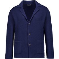 RAGMAN Herren Cardigan blau unifarben von RAGMAN