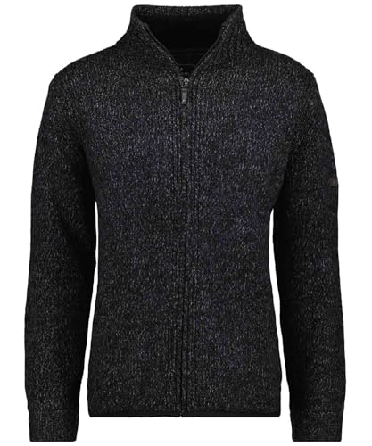 RAGMAN Herren Cardigan mit Fleecefutter Schwarz-009, 4XL von RAGMAN
