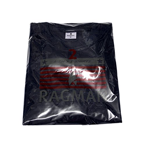 RAGMAN Herren Doppelpack - 2 T-Shirts mit Rundhals 8XL, Marine-070 von RAGMAN