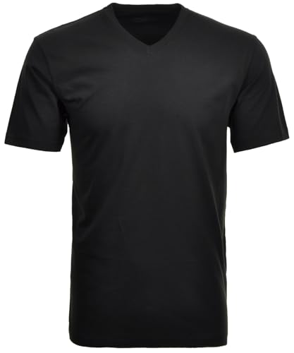 RAGMAN Herren Doppelpack - 2 T-Shirts mit V-Ausschnitt 7XL, Schwarz-009 RAGMAN Herren Doppelpack - 2 T-Shirts mit V-Ausschnitt 7XL, Schwarz-009 von RAGMAN