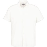 RAGMAN Herren Kurzarmhemd weiß Baumwoll-Stretch von RAGMAN