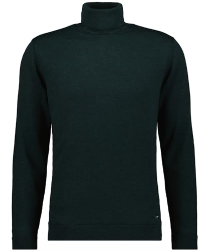 RAGMAN Herren Merino-Pullover Rollkragen M, Dunkelgrün-035 von RAGMAN