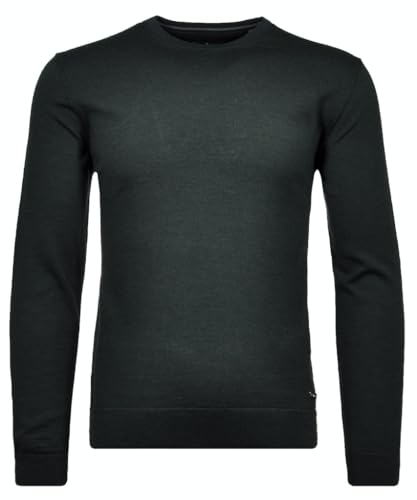 RAGMAN Herren Merino-Pullover Rundhals L, Dunkelgrün-035 von RAGMAN