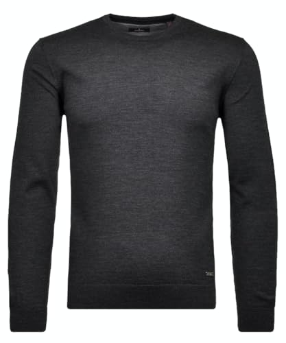 RAGMAN Herren Merino-Pullover Rundhals XXL, Asphalt-018 von RAGMAN