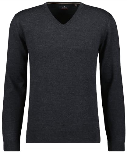 RAGMAN Herren Merino-Pullover V-Ausschnitt 3XL, Asphalt-018 von RAGMAN