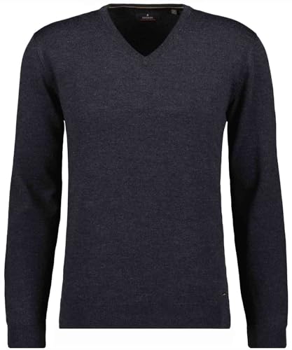 RAGMAN Herren Merino-Pullover V-Ausschnitt (DE/NL/SE/PL, Alphanumerisch, XL, Regular, Regular, Asphalt-018) von RAGMAN