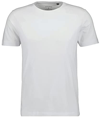 RAGMAN Herren My Favorite T-Shirt XXL, Weiss-006 von RAGMAN