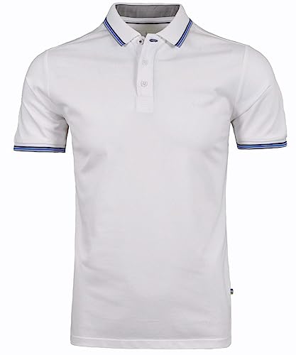 RAGMAN Herren Piqué-Polo Keep Dry, modern fit 3XL, Weiss-006 von RAGMAN