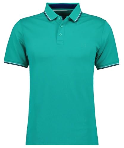 RAGMAN Herren Piqué-Polo Keep Dry, modern fit Smaragd-378, L von RAGMAN