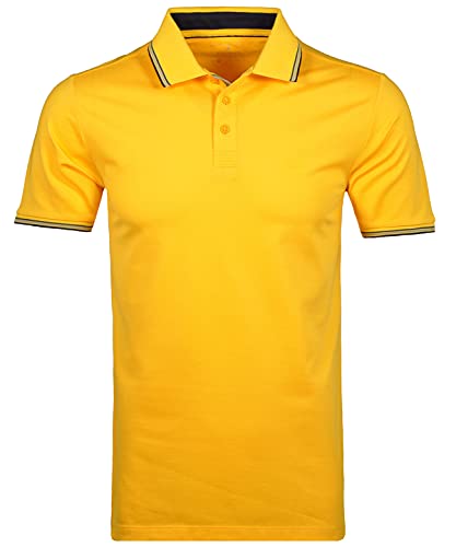 RAGMAN Herren Piqué-Polo Keep Dry, modern fit XXL, Sonnengelb-500 von RAGMAN