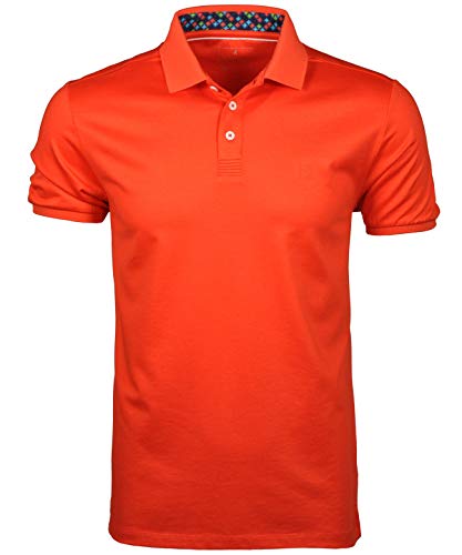 RAGMAN Herren Polo-Shirt Uni Keep Dry, modern fit XXL, Hellrot-638 von RAGMAN